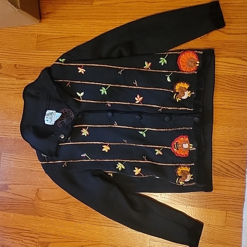 Quacker Factory Thanksgiving Sweater